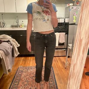 Top shop black/grey denim